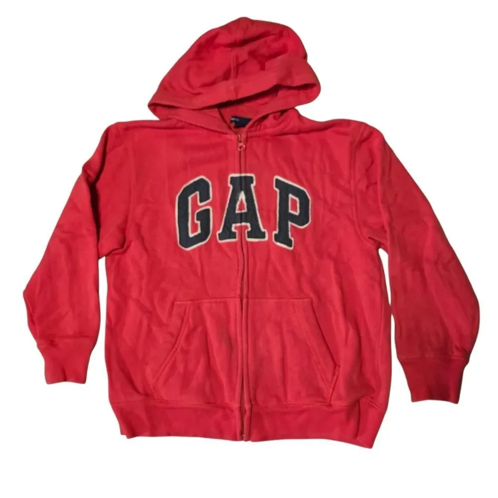 GAP Kids Orange-Red Zip-Up Hoodie